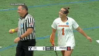 Yale vs Syracuse NCAA Quarterfinal women's college lacrosse 2024