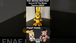 NEW FNAF SECRET OF THE MIMIC TEASER, FNaF Fans: | FNaF 2 Movie MEME