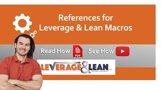 References for Leverage & Lean Macros [See & Read How]