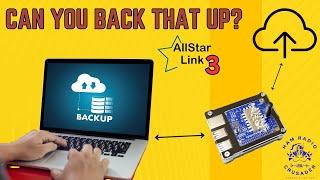 Backup / Restore on AllStarLink Version 3