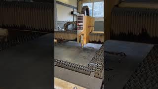 Один из элементов Забора. Лазерная резка  #сварка #своимируками #самоделки #machine #welding