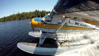 DHC-2 floatplane take-offs and landings