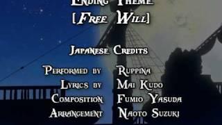 One Piece ED 09 - Free Will (FUNimation English Dub, Sung by Kristine Sa, Subtitled)