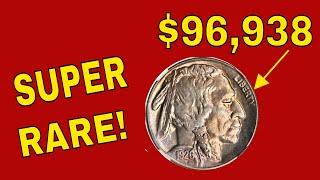 Super rare Buffalo nickels worth money! 1926S nickels to look for!