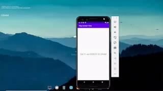 Display Current date and day with current time playing | Android Studio | Java