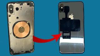 how to change back glass and LCD iPhone XS max | destroyed phone #iphone #restoration #repair