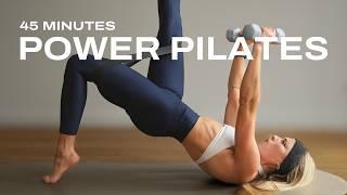 45 Min Full Body Power Pilates | Build Strength & Stability at Home
