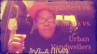 The difference between Urban Vandwellers and other Vehicle Dwellers