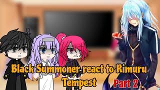 Black Summoner reacts to Rimuru Tempest || Gacha Reaction || That Time I Got Reincarnated as a Slime