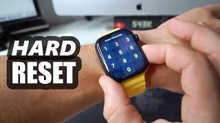 How To Hard Reset your Apple Watch Series 9 - Factory Reset