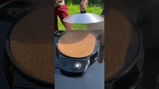 Making Ethiopian Injera #shorts