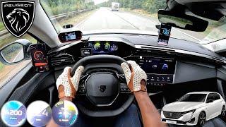 NEW PEUGEOT 308 1.6l 180HP | POV TOP SPEED DRIVE AUTOBAHN