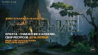 The Elder Scrolls Online Изучение крафта  (день первый)