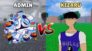 Kizaru vs Admin | Blox Fruits