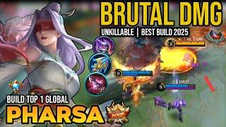 PHARSA BEST BUILD 2025 | BUILD TOP 1 GLOBAL PHARSA GAMEPLAY | MOBILE LEGENDS