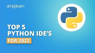 Top 5 Python IDE's For 2022 | Best Python IDE's For Windows | Python | #Shorts | Simplilearn