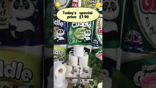 Quilted Panda Tissue, 120 Rolls, Non-Scented, Bulk Buy Bargain! #toiletroll #bulkbuy