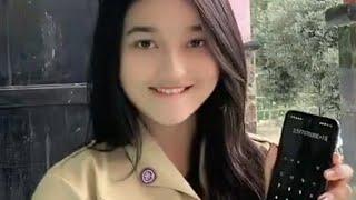 Viral ‼️Kumpulan Cewe Cantik Pemegang Kalkulator Viral Tiktok