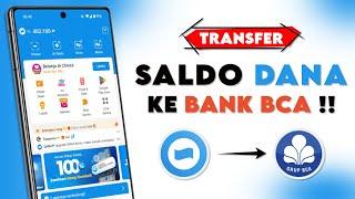 Cara Transfer DANA ke BCA || Cara Transfer Saldo DANA ke Bank BCA