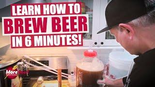 Learn HOW TO MAKE BEER in 6 MINUTES | MoreBeer! Brewing Tutorials