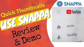 Snappa Review & Demo | YouTube thumbnail templates | YouTube Art