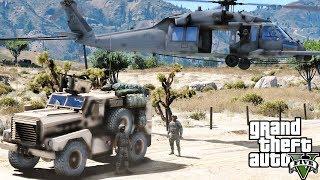 GTA 5 Military Combat Search & Rescue Pave Hawk Saving Marines Under Gun Fire Behind Enemy Lines