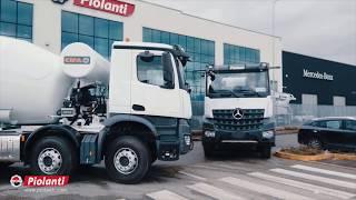 Mercedes-Benz Arocs 41.45 8x4 allestiti con Mixer CIFA 1300 consegnati da Piolanti