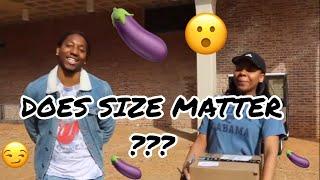 DOES SIZE MATTER SOCIAL EXPERIMENT (USA Campus Edition!!! ) #doessizematter #socialexperiment