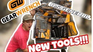 Tool Ugrades! GearWrench Tool unboxing and US General Cart