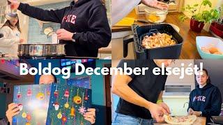 Boldog December elsejét Vlogmas 1 nap