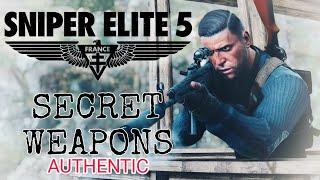 Sniper Elite 5 - SECRET WEAPONS - authentic gameplay PS5