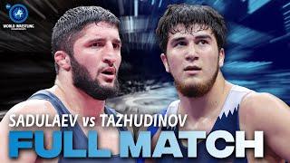 Akhmed TAZHUDINOV (BRN) vs. Abdulrashid SADULAEV (AIN) | Seniors World Championships 2023 | Semi Fin