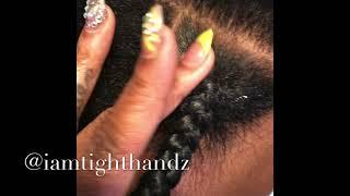 Rah Blessed Edge Control On  Knotless Braids