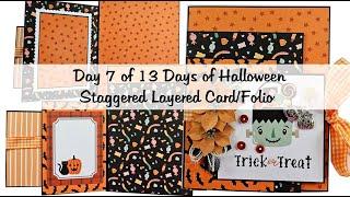 Day 7 of 13 Days of Halloween Layered Card Folio Great for Craft Fair