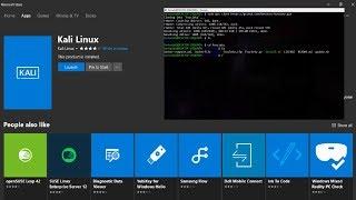 Run Kali Linux Directly from the Microsoft App Store on Windows 10