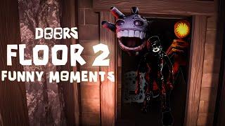 DOORS 2 FUNNIEST MOMENTS - DOORS Floor 2 (ROBLOX)