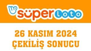 Süper Loto Çekiliş Sonucu 26 Kasım 2024