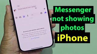 How to allow messenger to access photos on iphone