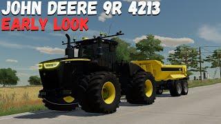 EARLY LOOK JOHN DEERE 9R 4213 (Fastest Tractor Ever) | Farming Simulator 22