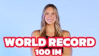 GRETCHEN WALSH – 55.98 WORLD RECORD, 100 IM