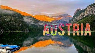 Lakes and mountains of Austria (AUSTRIA) | 4K UHD 60fps. | Magical views from the drone