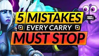 5 Things EVERY CARRY DOES WRONG in Dota 2 - Mistakes You MUST STOP - Safelane Tips and Tricks