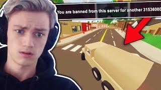 ADMIN BANNED ME FOR STEALING A CAR in UNTURNED VANILLA