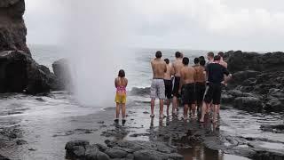 Dangerous Nakalele BLOWHOLE In Maui, Hawaii. Many died this way! #nakalele #blowhole #maui #hawaii