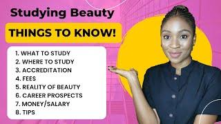 STUDYING BEAUTY-Everything you need to know about cosmetology school #cosmetology #beautician #study