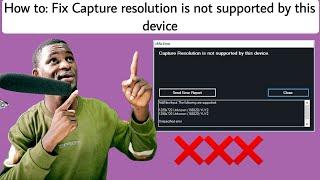 How to: Fix Capture resolution is not supported by this device - vMix Camera Setup | vMix Tutorial