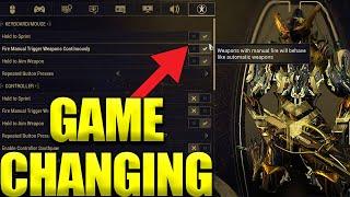 Best Warframe Setting! Semi-Auto Weapon Change!