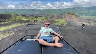 Вулкан Батур, поездка на джипе по кальдере. Batur volcano trip.