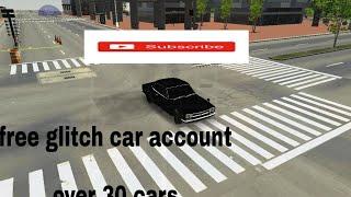 free glitch car account car parking
