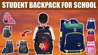 Top 6 Student Backpack for School Under $20 -  Durable Canvas School Bags Reviews